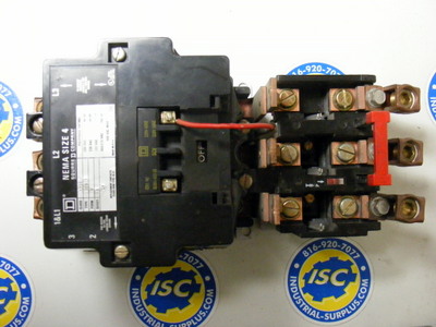 <B>Square D - </B>8536 SF01 NEMA Size 4 Motor Starter Series A